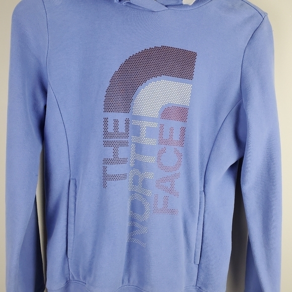 The North Face Blue Sweatshirt Hoodie Small - Picture 2 of 5